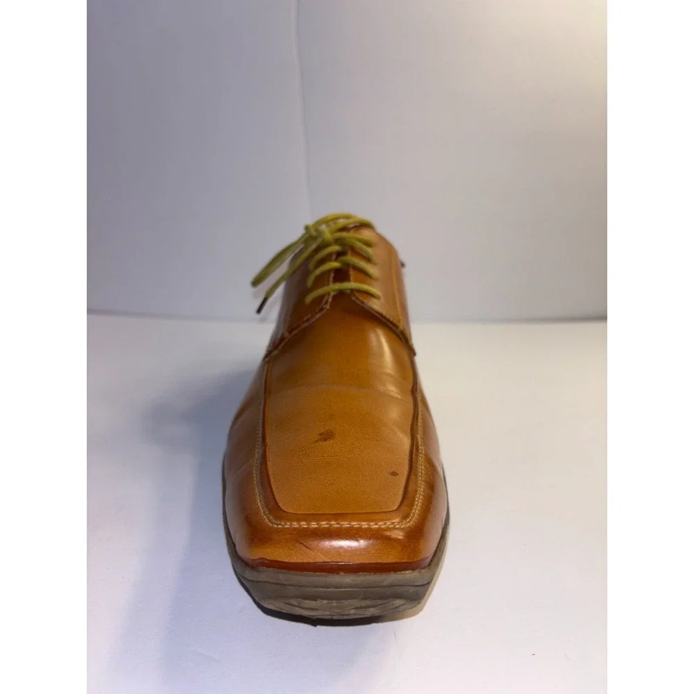 WINSTON Men's Oxford‎ Shoes Brown US 10 Upper Leather Classic Square Toe Formal